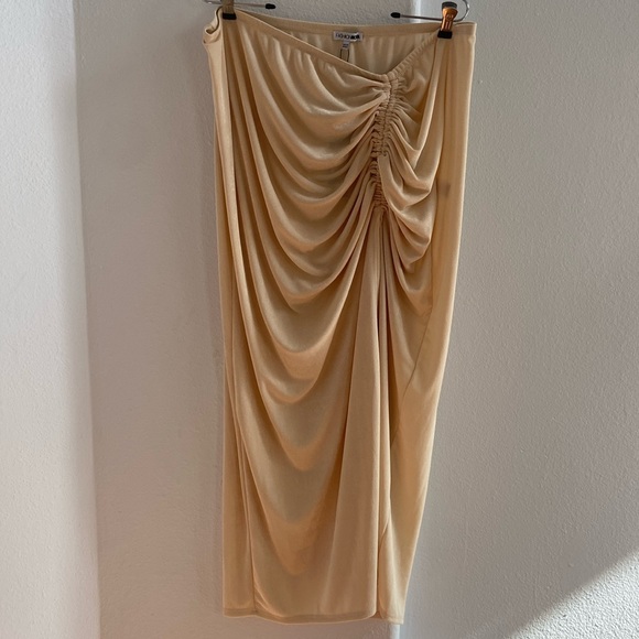 Fashionova Higher Ground Slinky Maxi Skirt Size 3X NEW - Picture 1 of 11